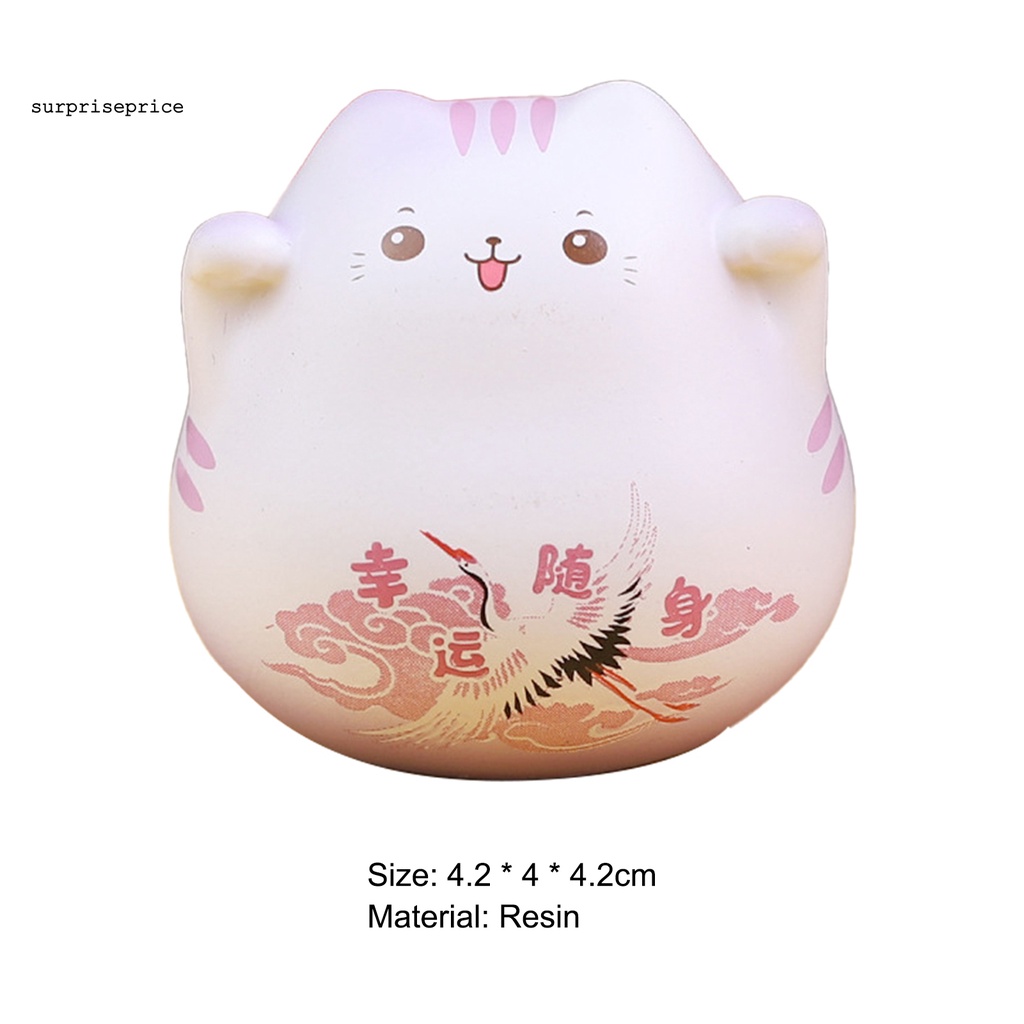 Mô hình mèo bằng nhựa resin dùng để trang trí