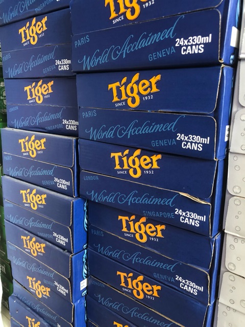 Thùng 24 lon bia Tiger
