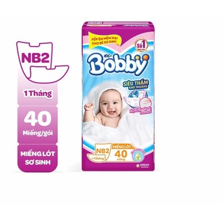 Miếng lót sơ sinh Bobby Newborn 2 40 miếng Hoàng Hiệp Store