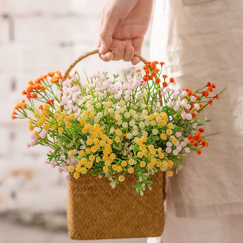 Bó Hoa Gypsophila Nhân Tạo Nhiều Màu Trang Trí Phòng Khách