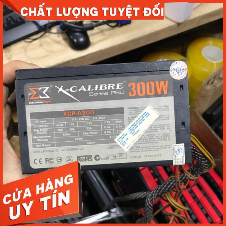 Nguồn ximateck, AX-300 cst 300w dây cực dài, Có nguồn phụ