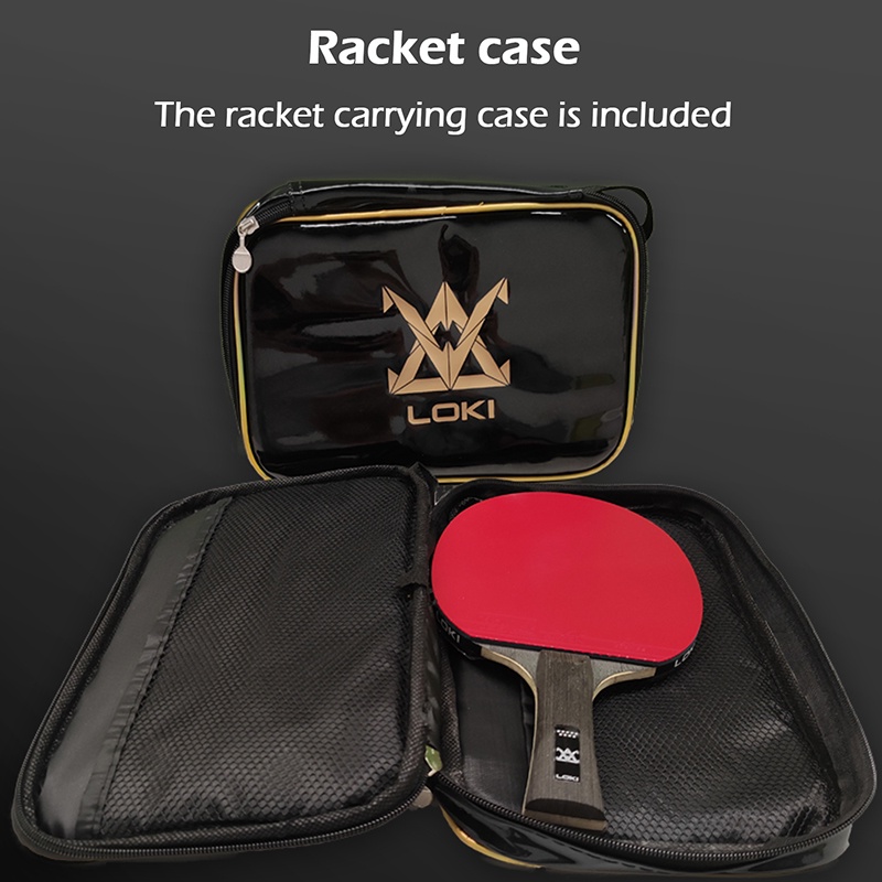 Vợt Đánh Bóng Bàn Loki 9 Star Chuyên Nghiệp Có Túi Đựng Và Hộp Đựng