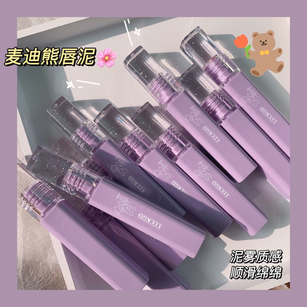 [Hàng mới về] Son kem trang điểm LUCKGO mềm mịn dưỡng ẩm màu sắc xinh đẹp cá tính | BigBuy360 - bigbuy360.vn