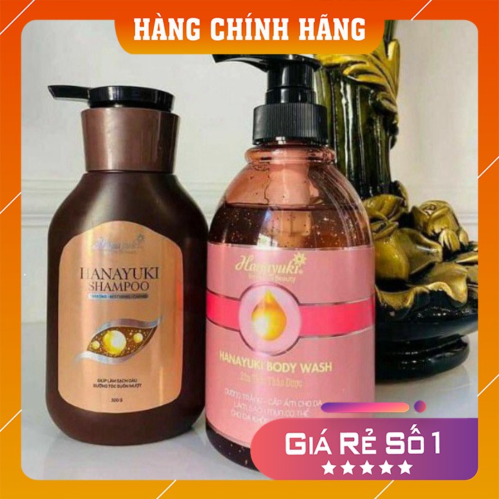 Sữa Tắm FREESHIP Sữa Tắm Hanayuki Body Wash chai 500g Chính Hãng 100%