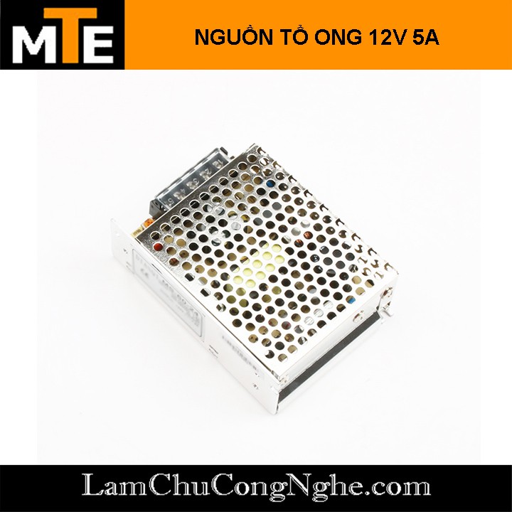 Nguồn tổ ong, nguồn led 12V 5A S-60-12