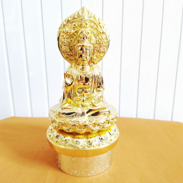 Quán Âm Nhị Diện (xi cao cấp không đen 15 x 8cm)