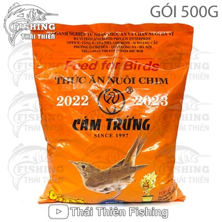 Cám trứng Ba Vì Since 1997  Chính Hãng Gói 500g Dùng Chung Cho Các Loài Chim, Làm Mồi Câu Cá