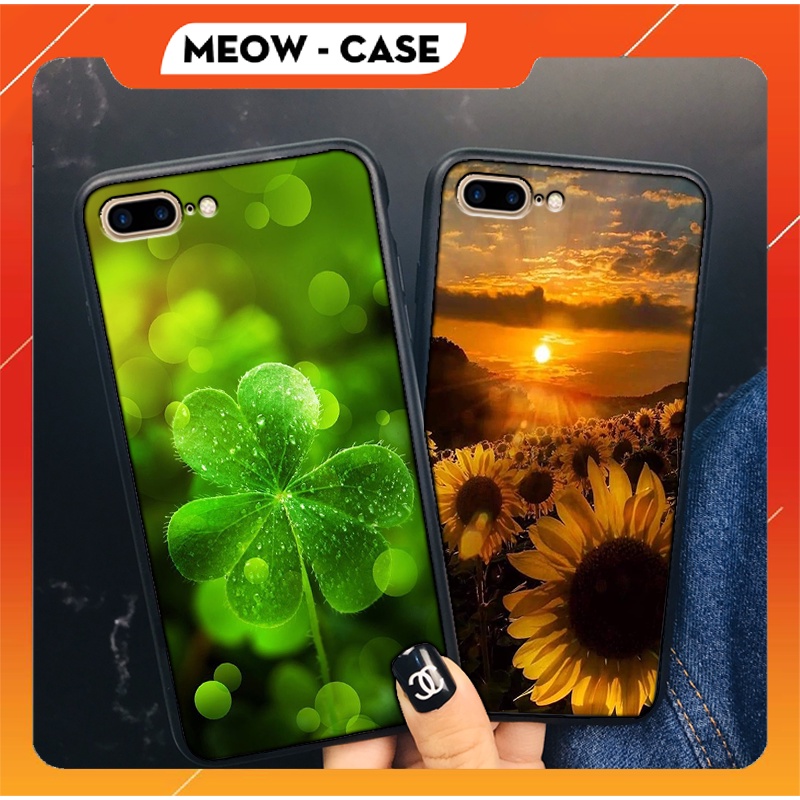 Ốp lưng iPhone in hình Cỏ 3 Lá/hoa Hướng Dương 6plus/6s/6splus/7/7plus/8/8plus/x/xr/xs/11/12/pro/max/plus/promax