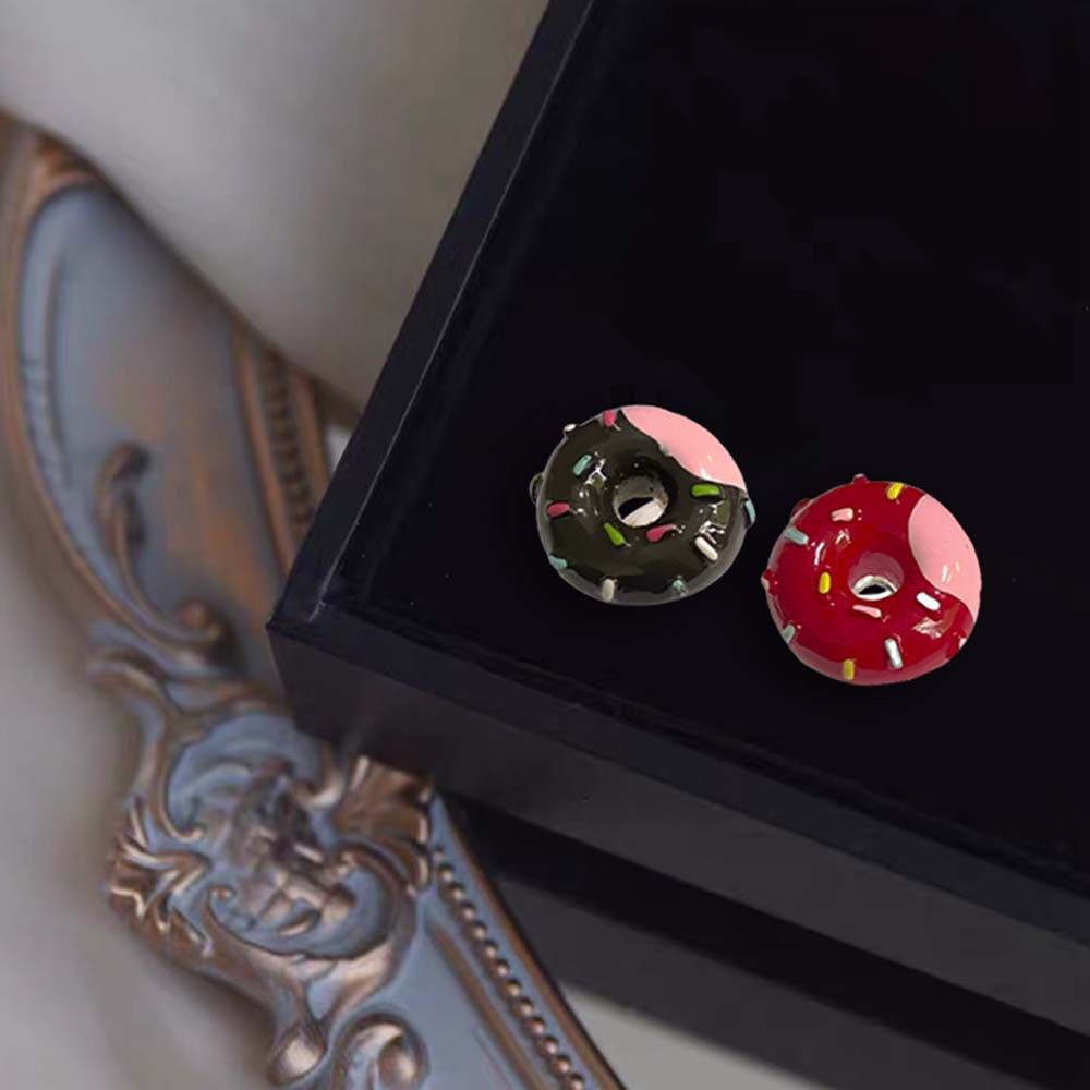 Nhẫn bằng nhựa hình phi hành gia/bánh donut màu dễ thương thời trang cho nữ