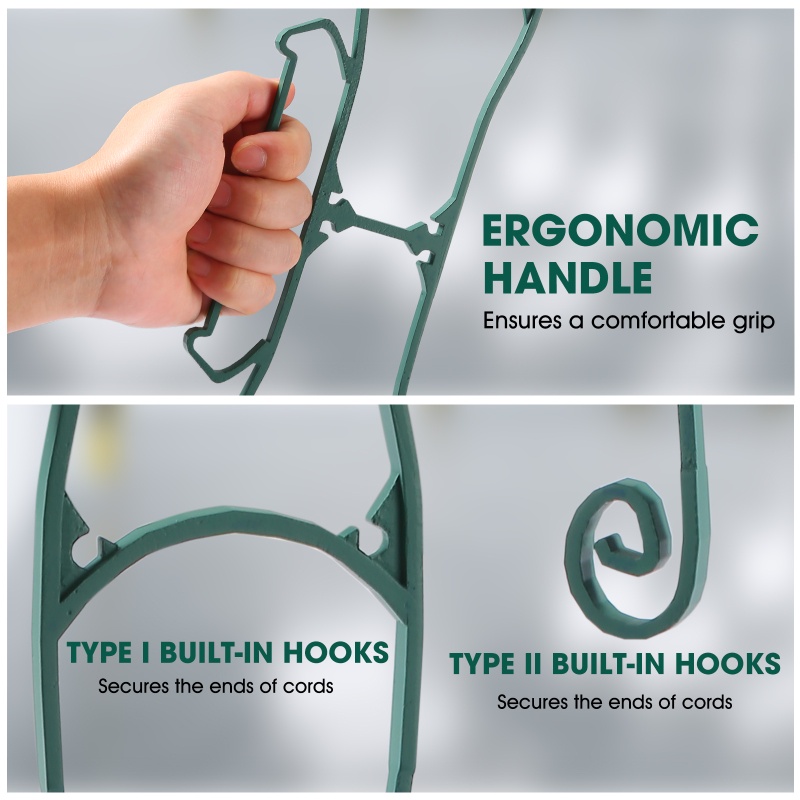 Bộ 4 / 8 Dụng Cụ Quấn Dây Đèn Giáng Sinh