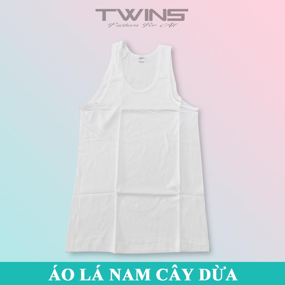 Áo lót nam cổ tròn màu trắng, xám, đen cotton thấm hút mồ hôi (áo thun lá Cây Dừa) ba lỗ và có tay chính hãng Gmark