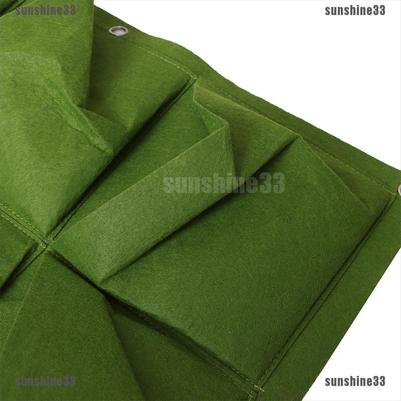 Túi Trồng Cây Treo Tường Màu Xanh Lá