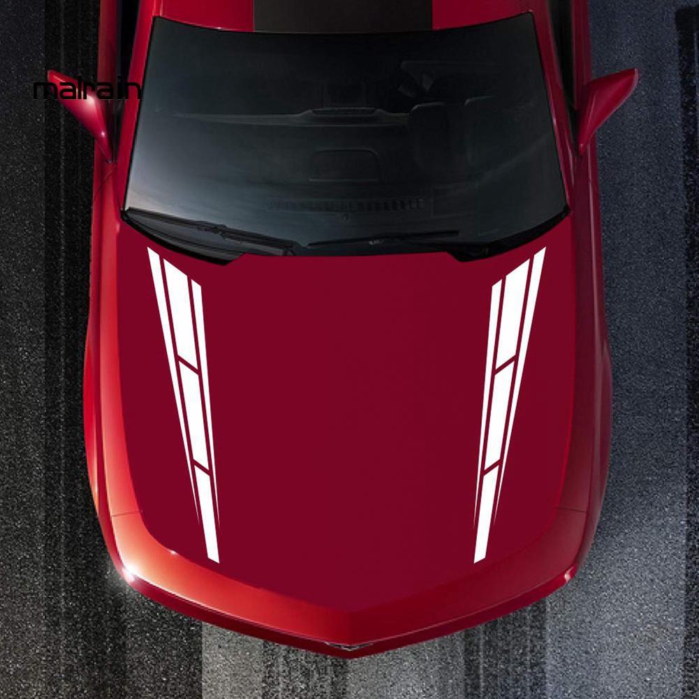 Set 2 Decal Sọc Dán Trang Trí Xe Ô Tô