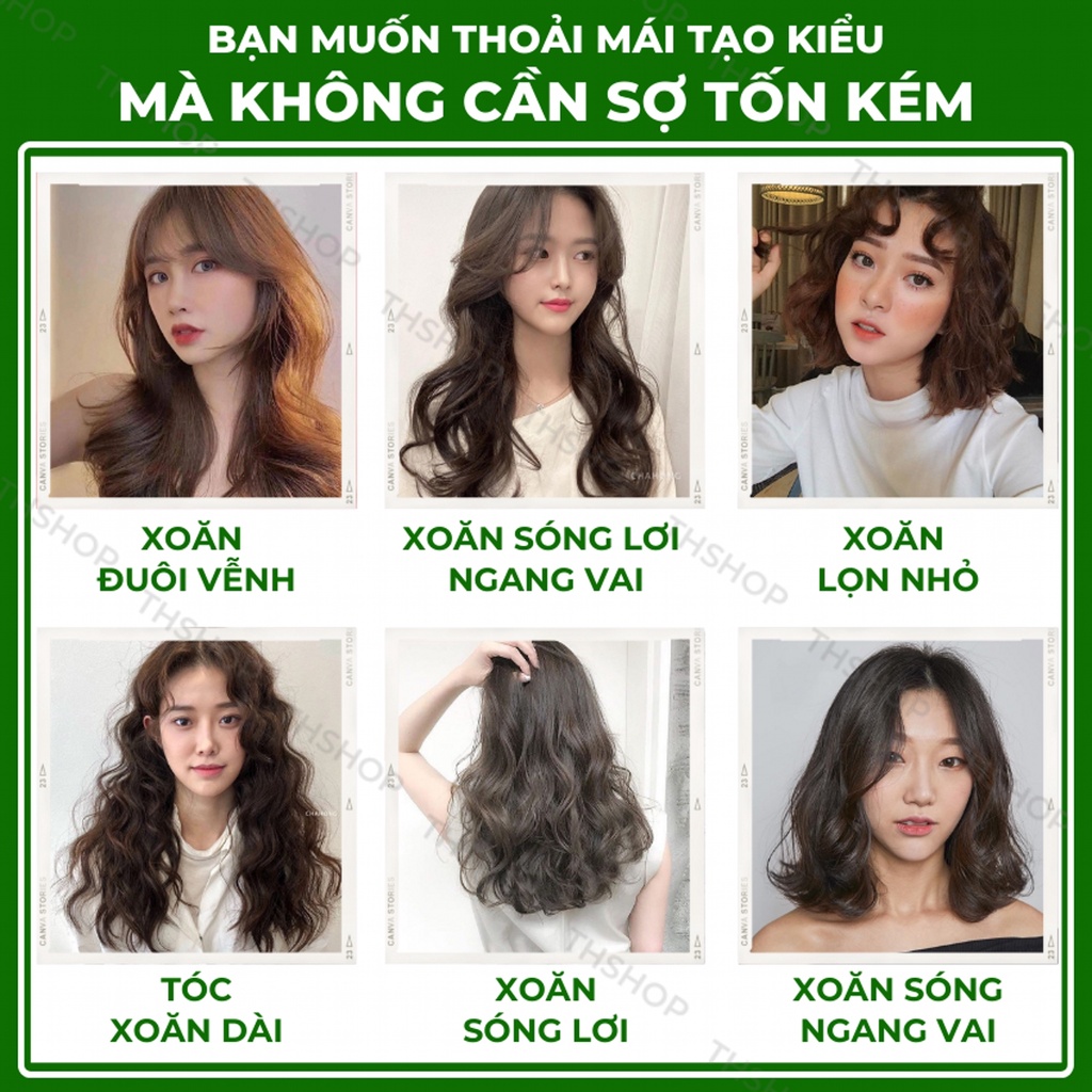 Máy uốn tóc mini tự động xoăn gợn sóng vivid vogue THSHOP, máy làm tóc xoăn mini cuốn tóc bấm tóc gợn sóng giá rẻ