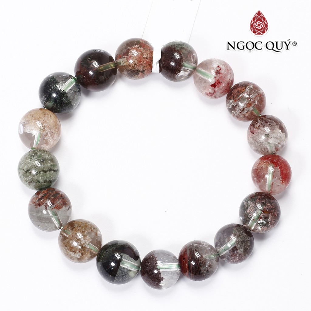 Vòng thạch anh ưu linh nâu đỏ quartz - Ngọc Quý