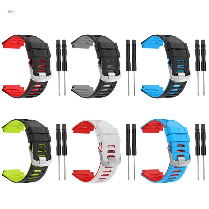 Rox Dây Đeo Silicon Thay Thế Cho Đồng Hồ Garmin-Forerunner 920XT