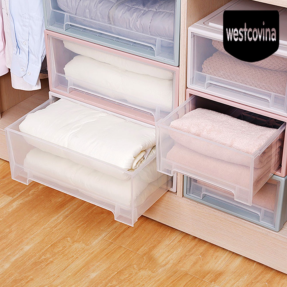 [Hot]☀ Hộp Đựng Đồ Bằng Nhựa Trong Suốt Có Thể Xếp Chồng Lên Nhau