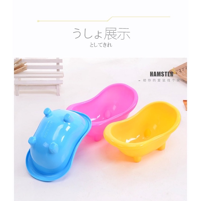 Nhà tắm nhựa các size cho Hamster, Nhím, Sóc, Chuột