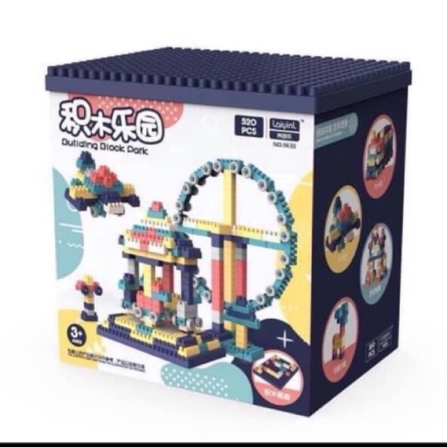 BỘ LEGO BUILDING BLOCK 520 CHI TIẾT cho bé