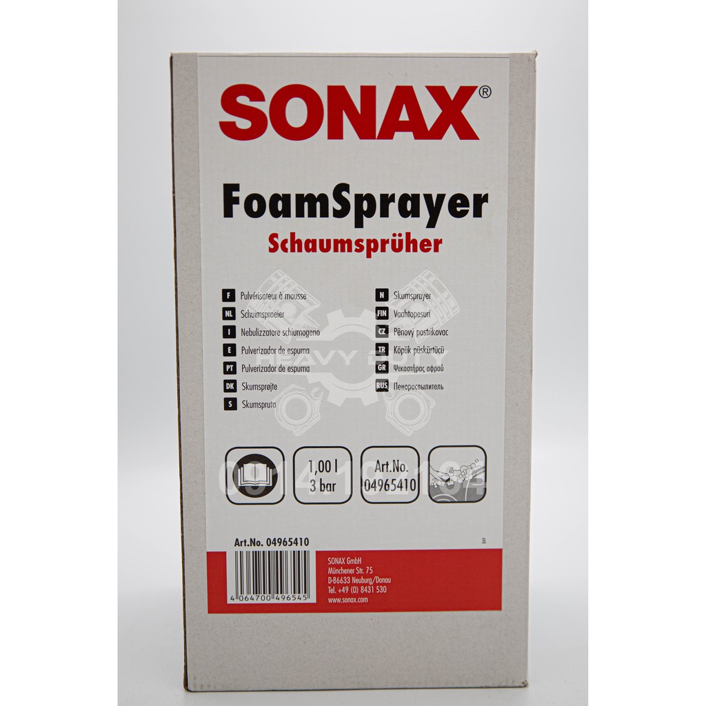 Bình Phun Bọt Tuyết Cầm Tay - Sonax Foam Sprayer [1L]