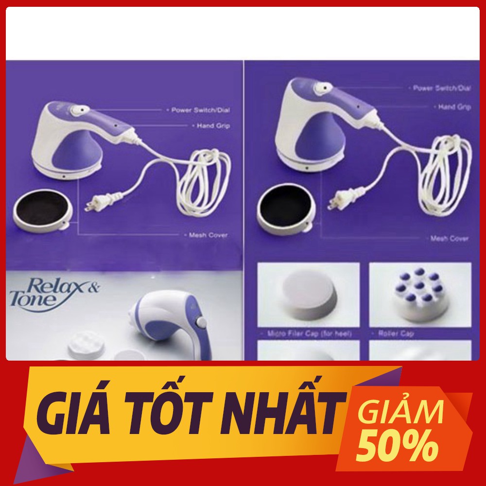 [Sale toàn shop] Máy massage toàn thân cầm tay Relax &amp; Spin Tone