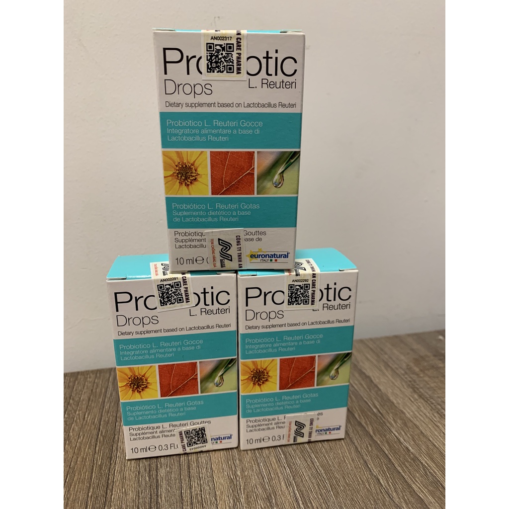 Men vi sinh Probiotic L.Reureti Drops  - Bổ sung lợi khuẩn, cải thiện hệ vi sinh đường ruột I Nhập Ý.thuochieuqua