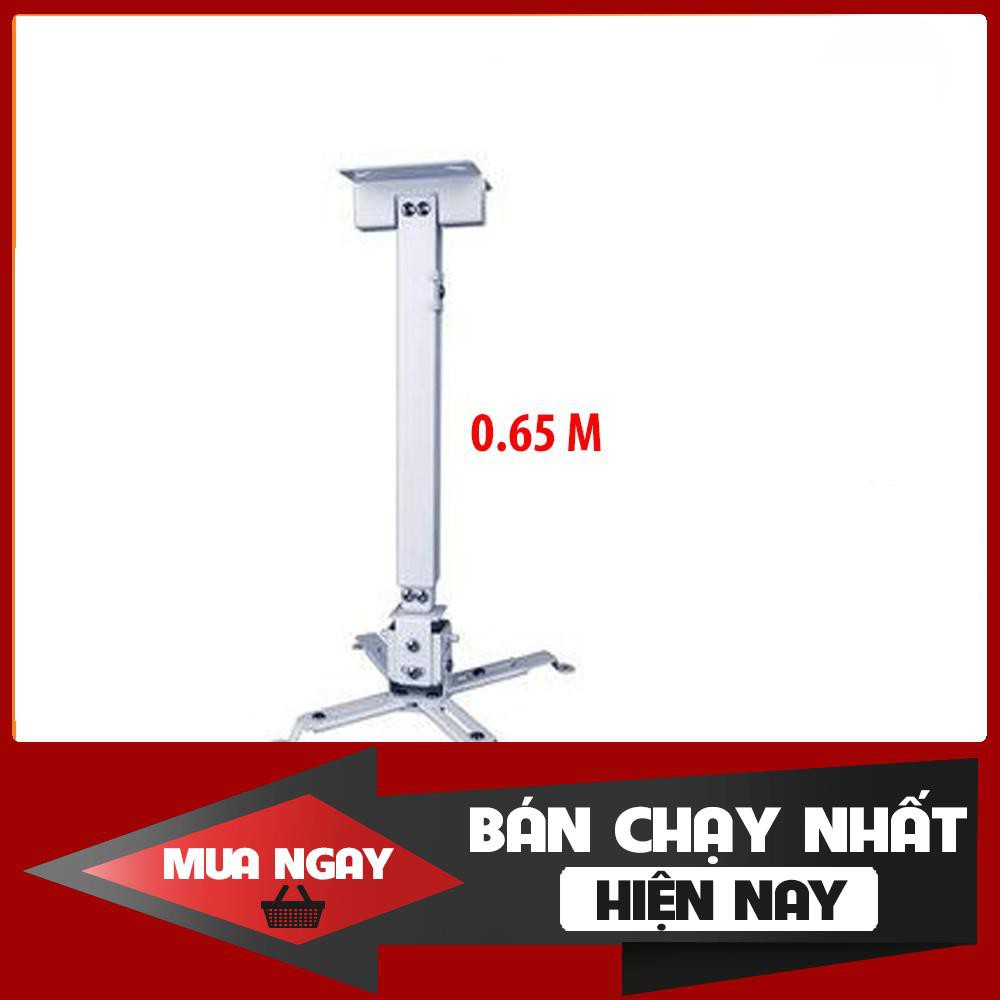 Khung treo máy chiếu 0.65m (Trắng)