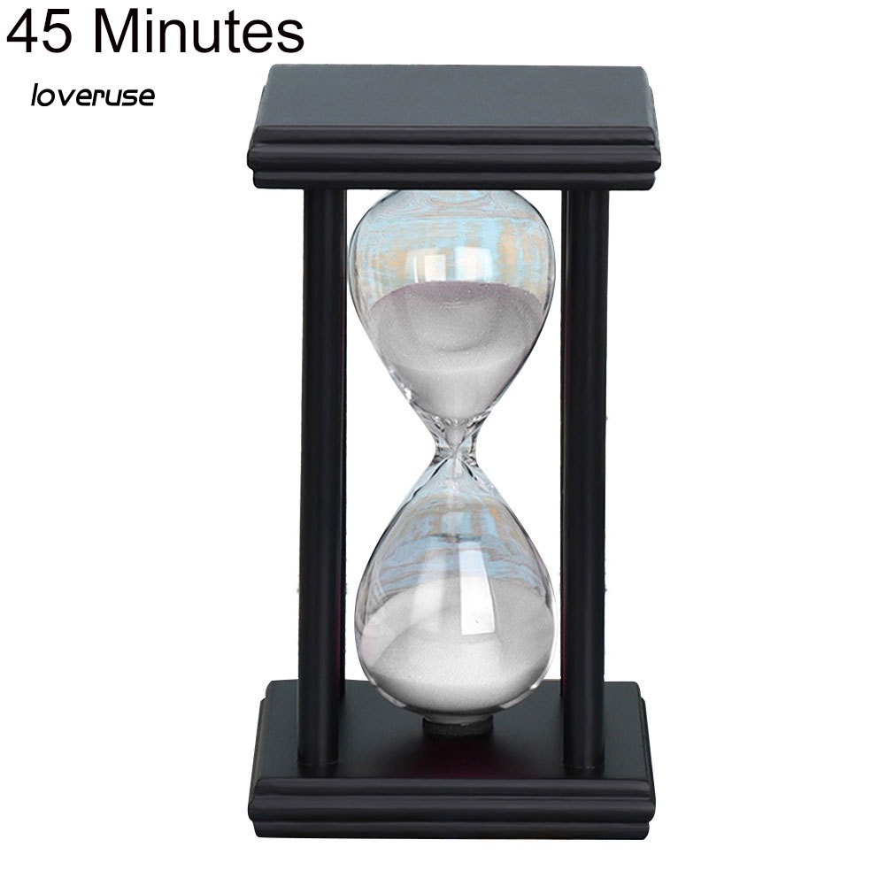 Đồng hồ cát 45/60 phút bằng gỗ trang trí nhà cửa