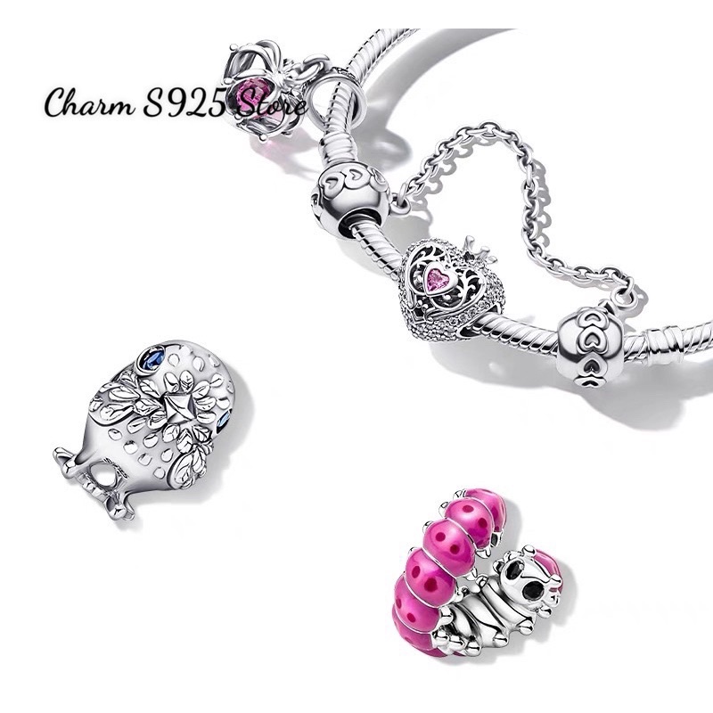 CHARM PAN ALE HÌNH GÀ CON ĐÁNG YÊU BẠC S925 CAO CẤP