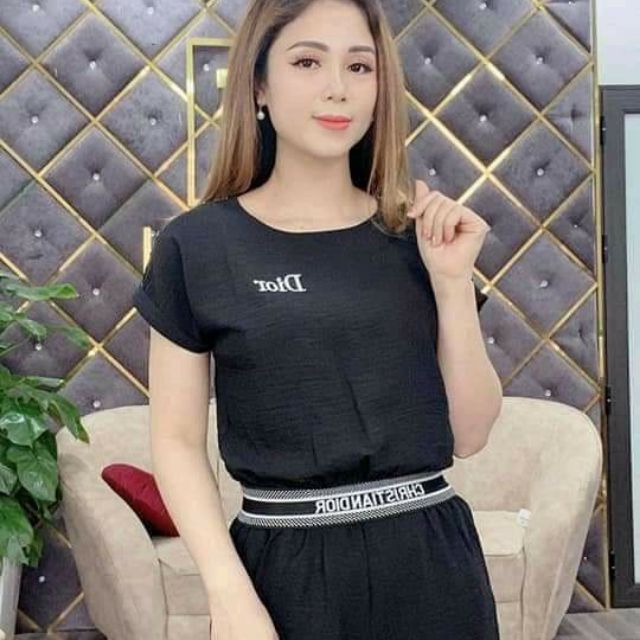 Combo 2 bộ mặc nhà nữ
