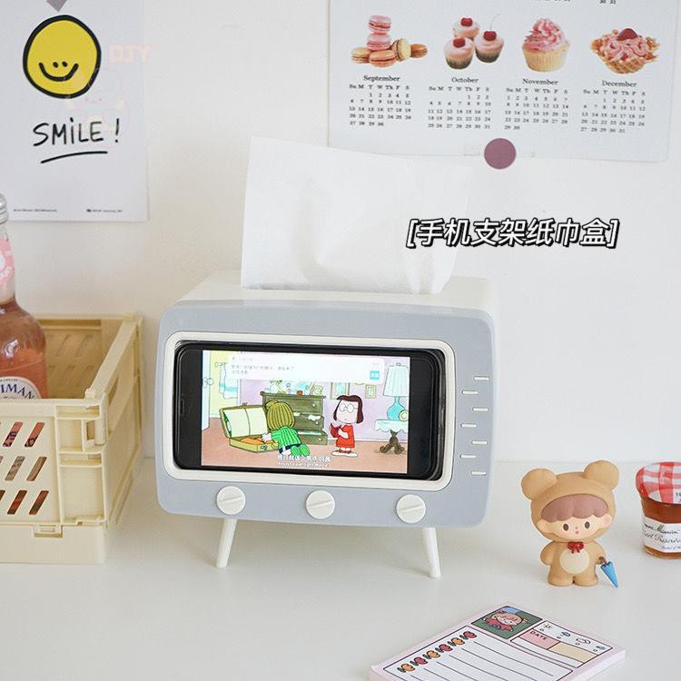 🍉zollzirr🍉Korea ins sáng tạo cô gái dễ thương trái tim giá đỡ điện thoại động hình dạng  TV hộp giấy giá đỡ điện thoại | BigBuy360 - bigbuy360.vn