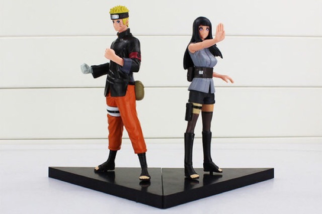 Có sẵn  Set 2 Mô hình NARUTO + HYUGA HINATA  2 kiểu chọn lựa