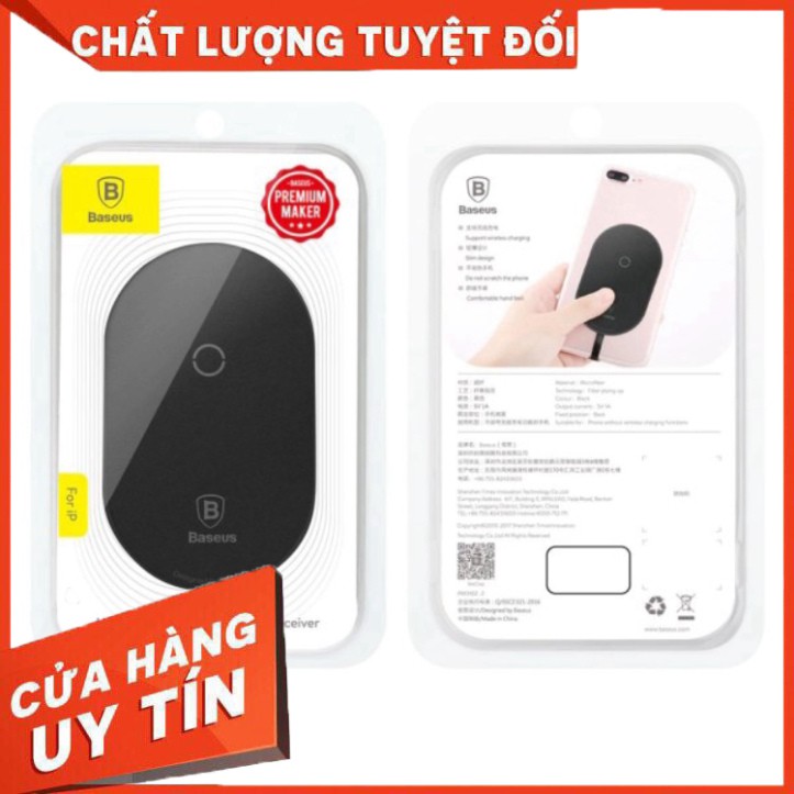 Miếng dán Sạc Không Dây Ip Lightning Baseus Wxtea01 Cho các đời Iphone 5 6 7 plus