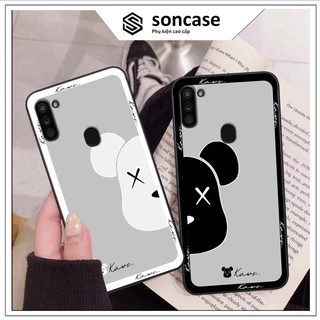Ốp Samsung A11 / M11 in hình gấu bear, kaws, cute, đáng yêu, ốp lưng cao cấp chất lượng