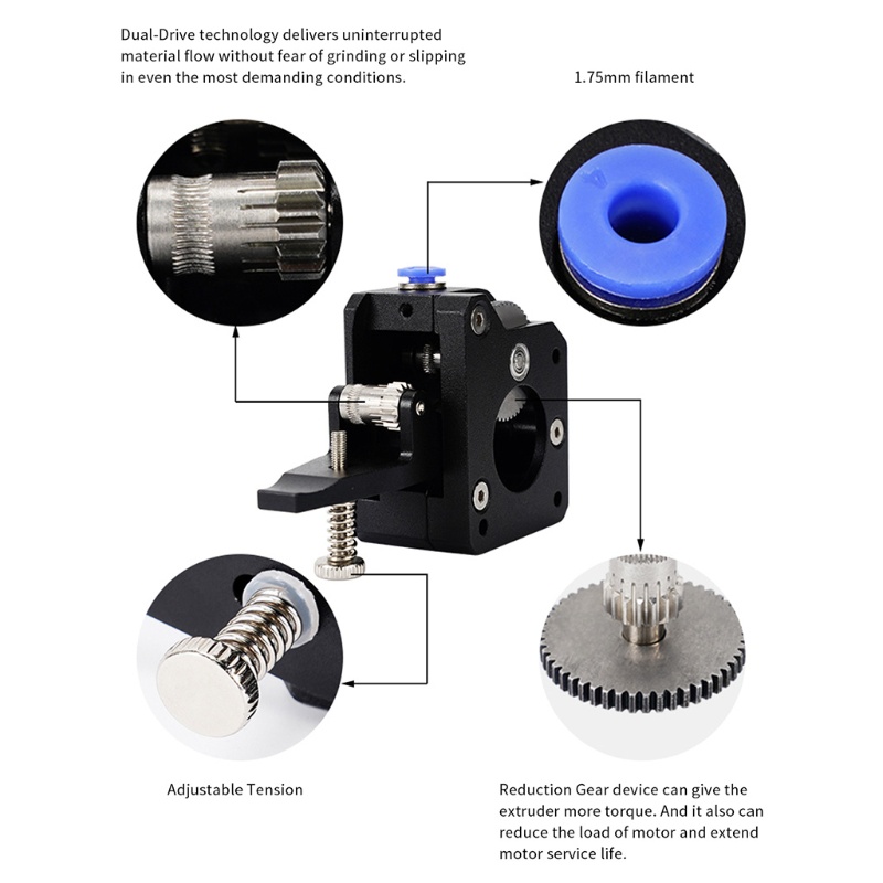 Phụ Kiện Đầu Phun 1.75m Bằng Hợp Kim Nhôm Cho Máy In 3D