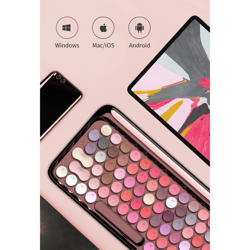 Bàn phím cơ LOFREE MAKE-UP Bloom Rose Gold Series (Limited Edition)