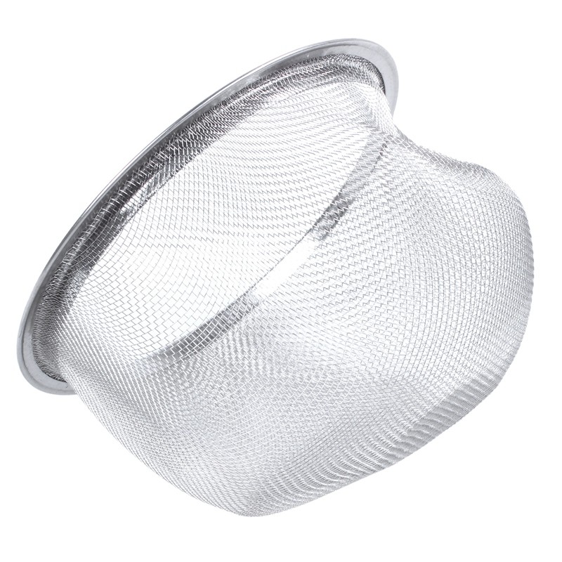 Teapot Diameter 80Mm Metal Mesh Tea Leaf Spices Strainer Basket