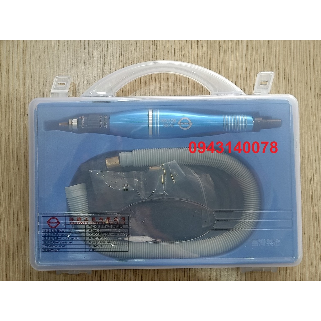 Máy dũa rung hơi TU-06, LIH - ĐÀI LOAN, Máy dũa, Máy rung khí nén TU-06, AF-5. Máy dũa JW-06D Jing Wei