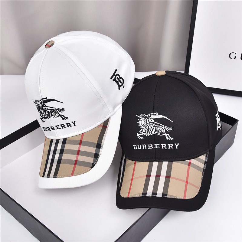 BURBERRY Thời Trang Mũ Lưỡi Trai Phong Cách Bóng Chày Cá Tính