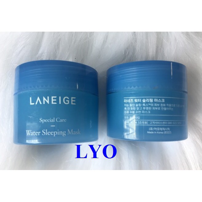 Mặt nạ ngủ dưỡng ẩm Thanh Lọc Da Laneige Water Sleeping Mask EX 15ml mini chính hãng