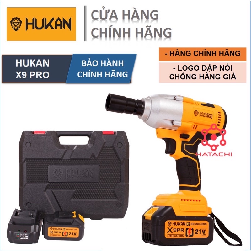 Máy siết bulong | siết bulong Hukan X9 PRO | công nghệ mỹ hàng chính hãng