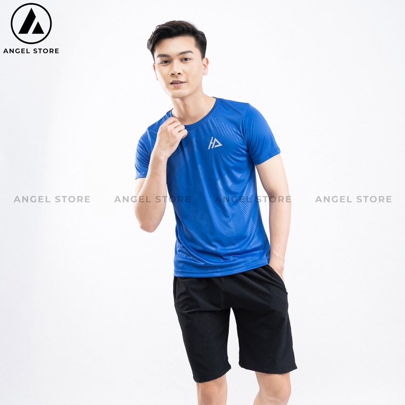 Áo thun thể thao nam ANGEL STORE, áo phông nam chất thun lạnh co giãn mềm mịn vận động thoải mái HA06