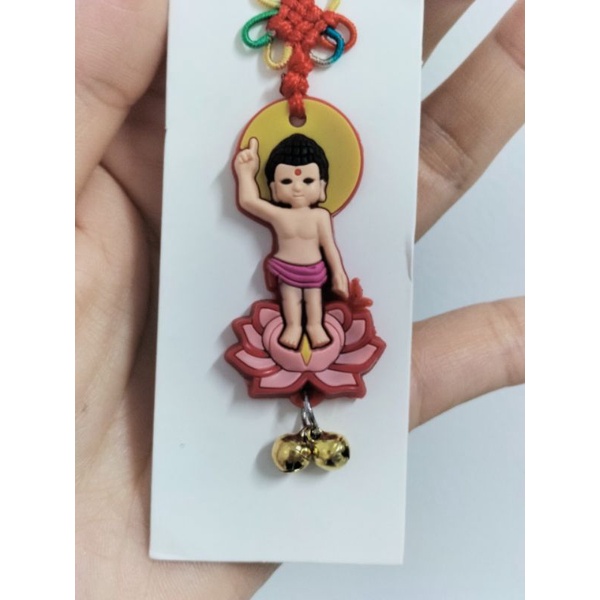 Móc treo tượng Phật Đản Sanh ngự toà sen