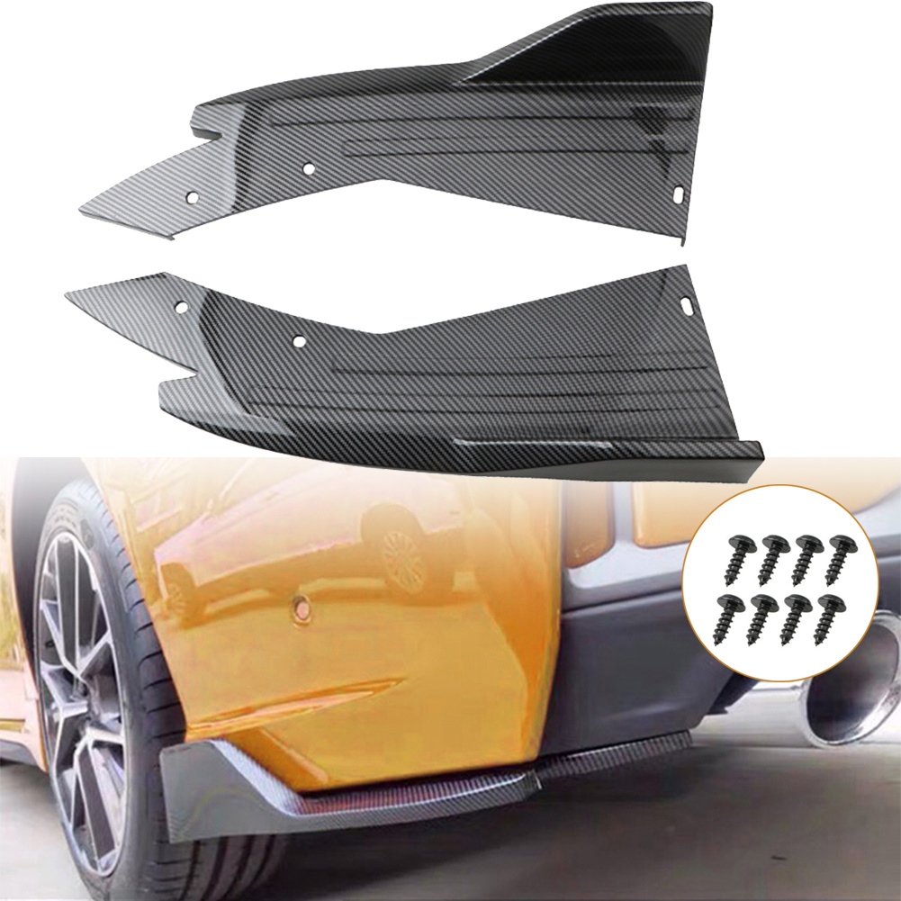 MG 2 cái Xe hơi Bumper Spoiler Phía sau Lip Angle Splitter Diffuser Winglet Anti-Crash