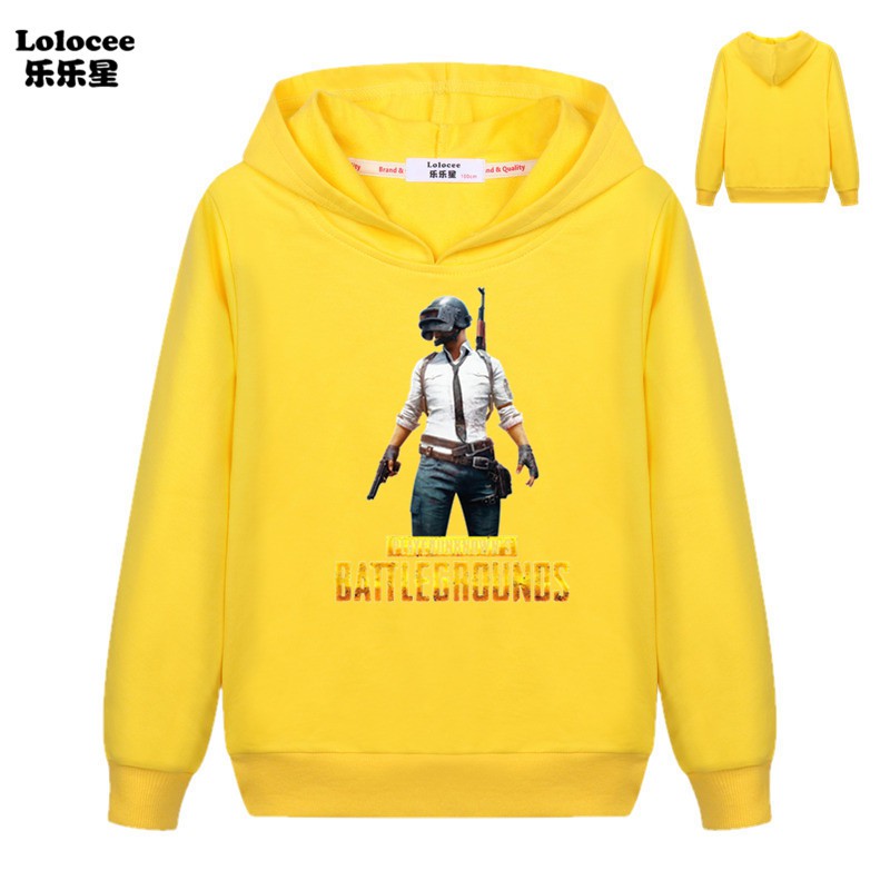 WINNER PUBG Áo Khoác Hoodie Chui Cổ Cho Bé Trai