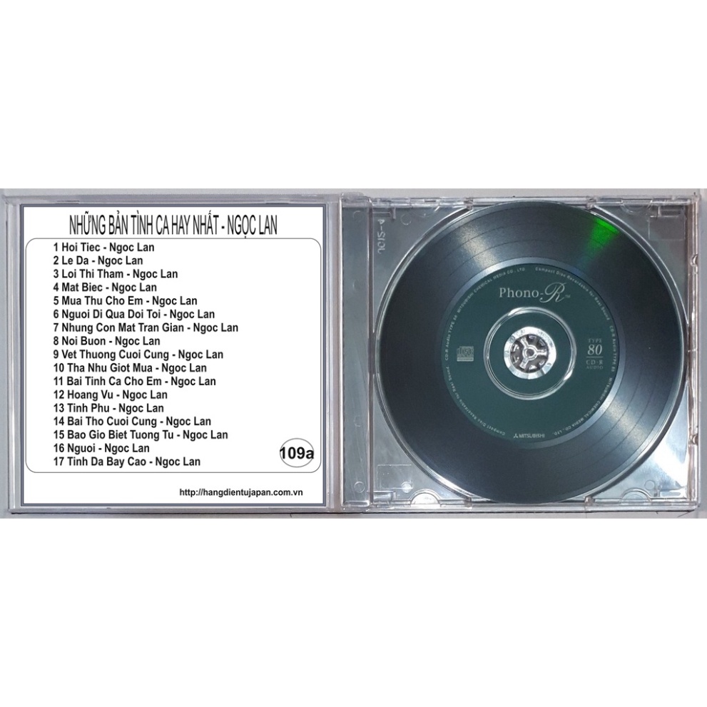 Bộ 5 CD ca sĩ Ngọc Lan ( 4 - 159 )