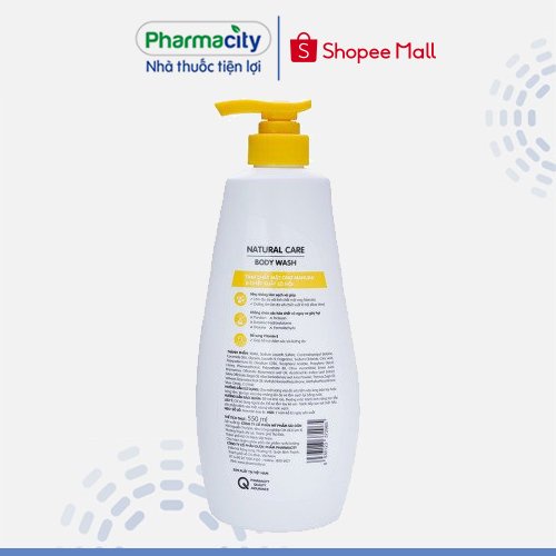 Sữa tắm Pharmacity Natural Care Body wash (550g)