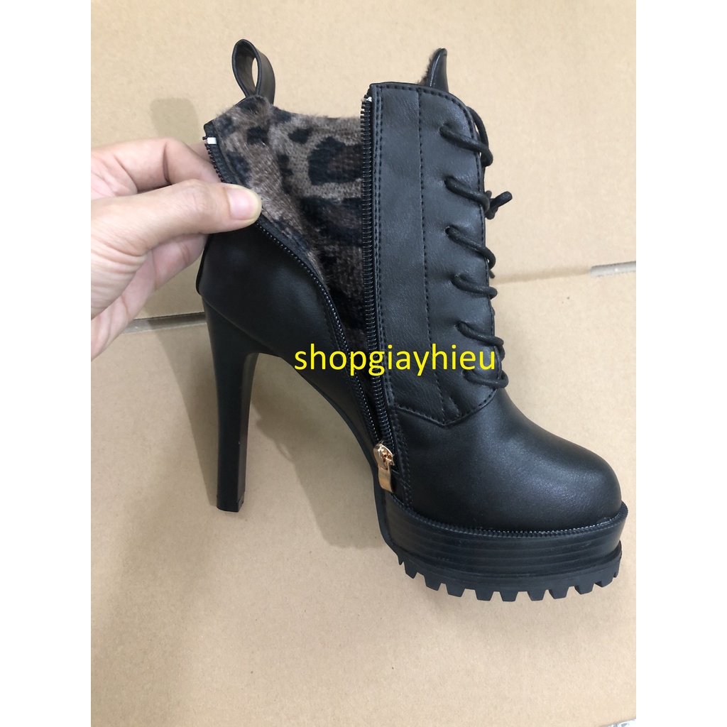 Siêu hot! Giày boot nữ cao gót 11.5cm phong cách Hàn Quốc 154B01