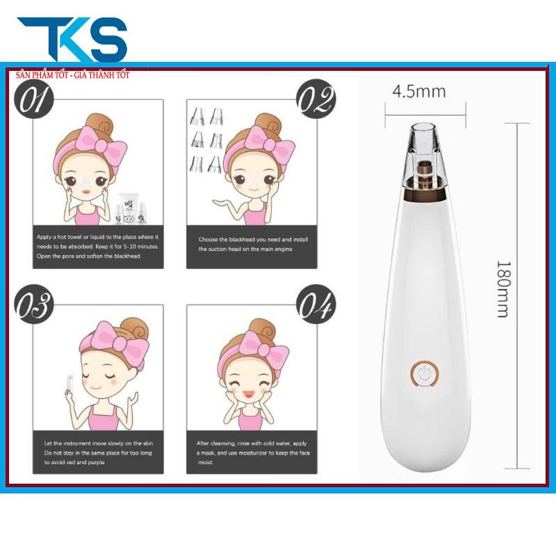 Máy hút mụn đầu đen Black Head Detector dùng pin