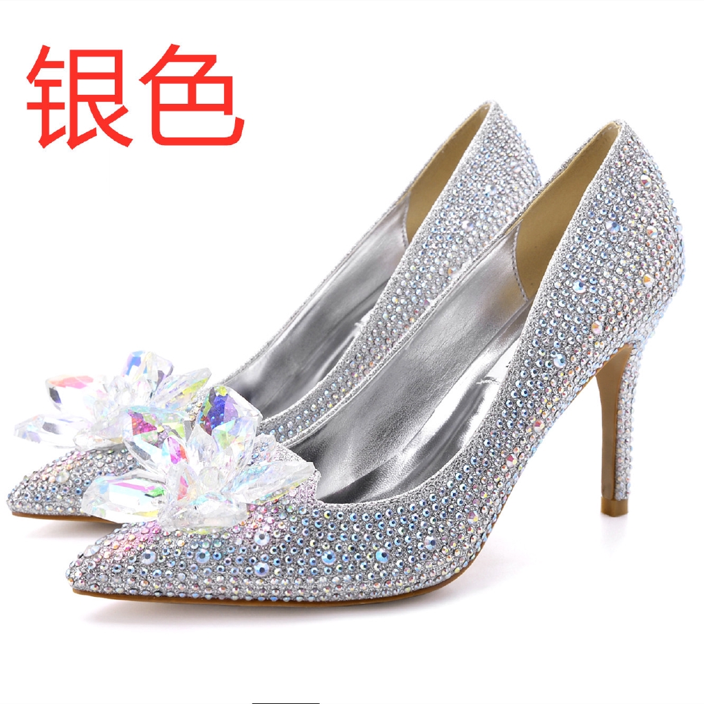 Giày Cao Gót Mũi Nhọn Phong Cách Công Chúa Lọ Lem Thời Trang 2020 | BigBuy360 - bigbuy360.vn